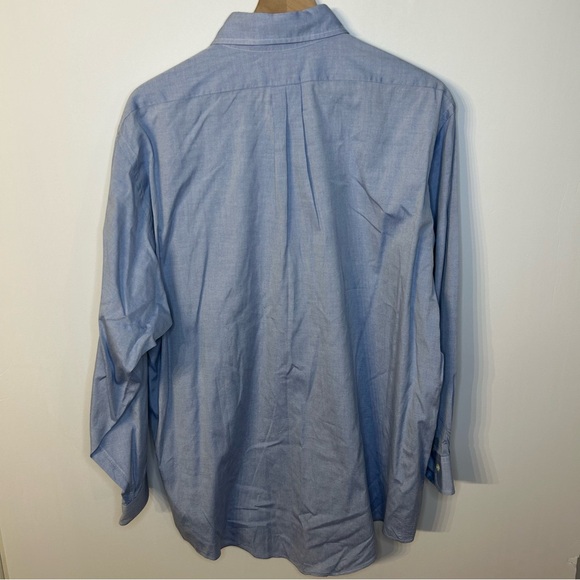 Brooks Brothers Blue Original Polo Shirt, Size 17.5-33, Button Down Collar - Picture 5 of 7